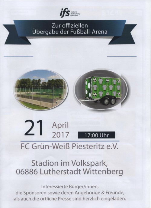 Der FC Grün-Weiß erhält eine kleine Fußball-Arena