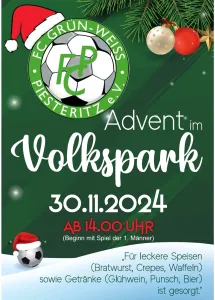 Adventszeit im Volkspark einläuten