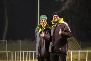 Aprilscherz um Trainerteam