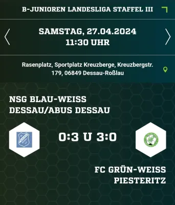 27.04.2024 SG Blau-Weiß Dessau vs. FC G-W Piesteritz